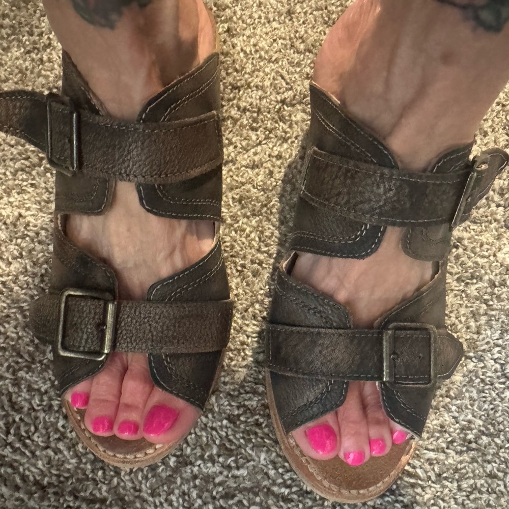 Freebird by Steven Black Sandals Leather Lining